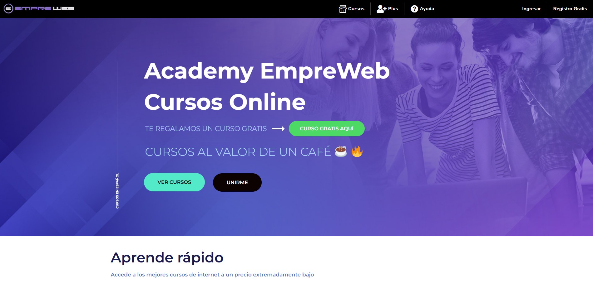 Academy EmpreWeb: cursos online y pagos