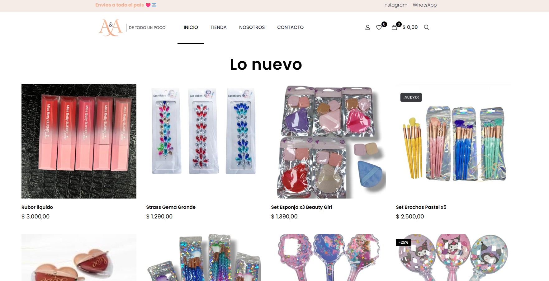 Ayadetodo: e-commerce de maquillaje