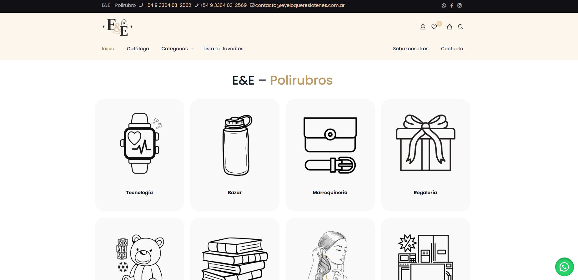 Bazar: Tienda online Eye lo que res lo tenés