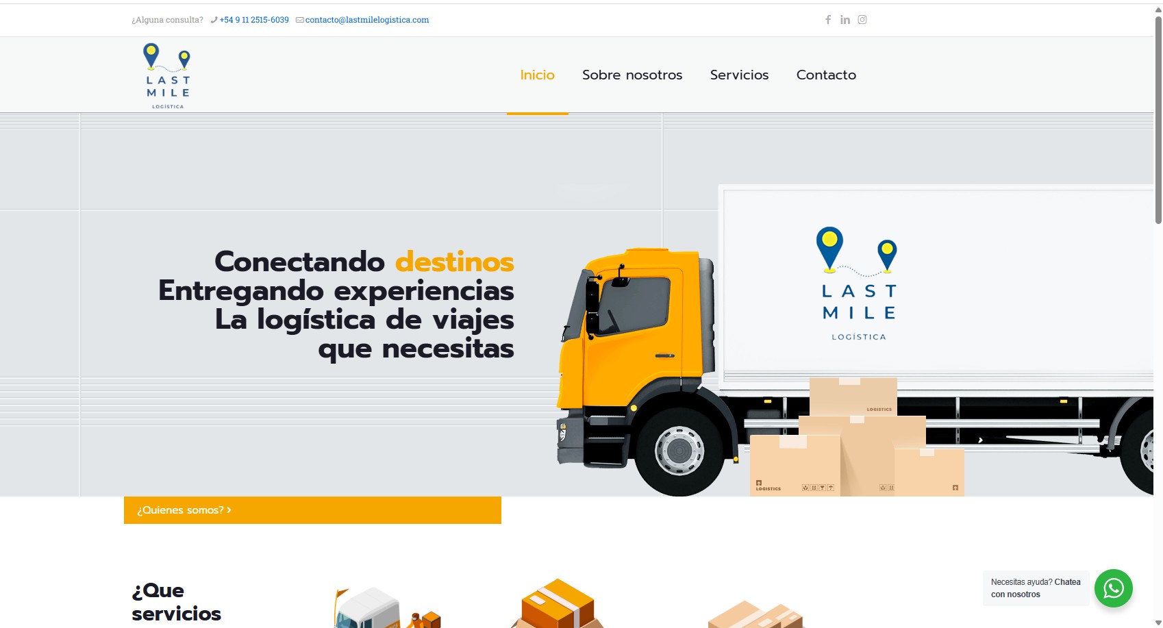 Last Mile Logística: logística de viajes